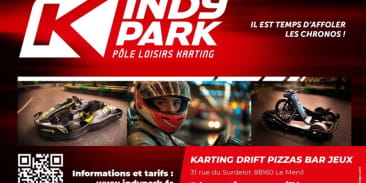 Indypark : karting sur circuit couvert