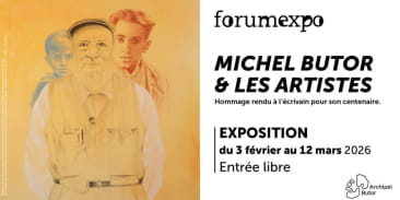 Exposition "Œuvres Croisées" - Michel Butor et Philippe Colignon