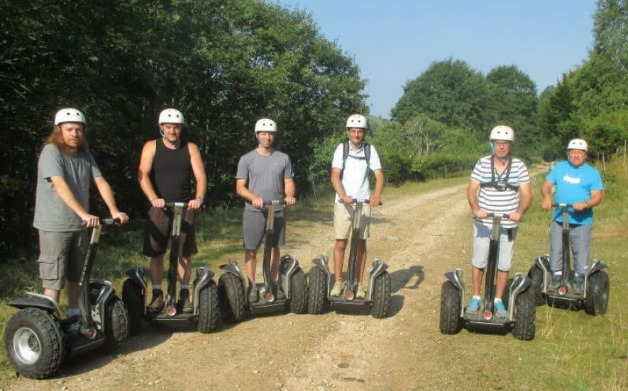 Gyropode segway avec karen et pierre gambaladons