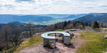 Point de vue :Table d'orientation du Haut-du-tôt