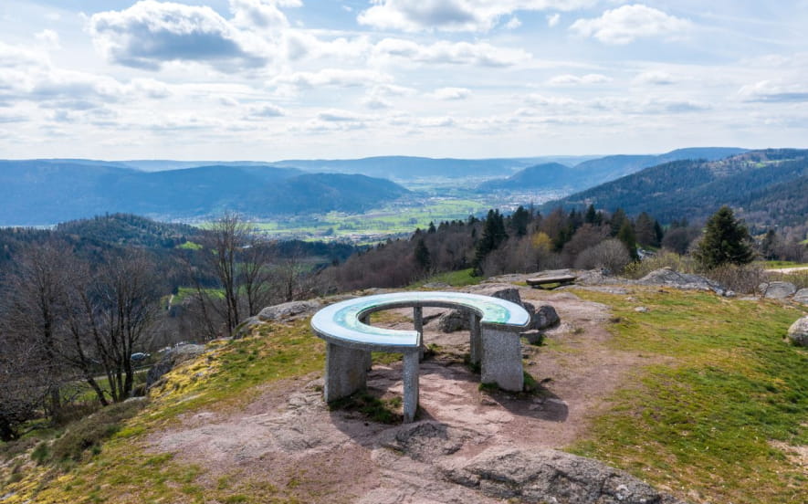 Point de vue :Table d'orientation du Haut-du-tôt