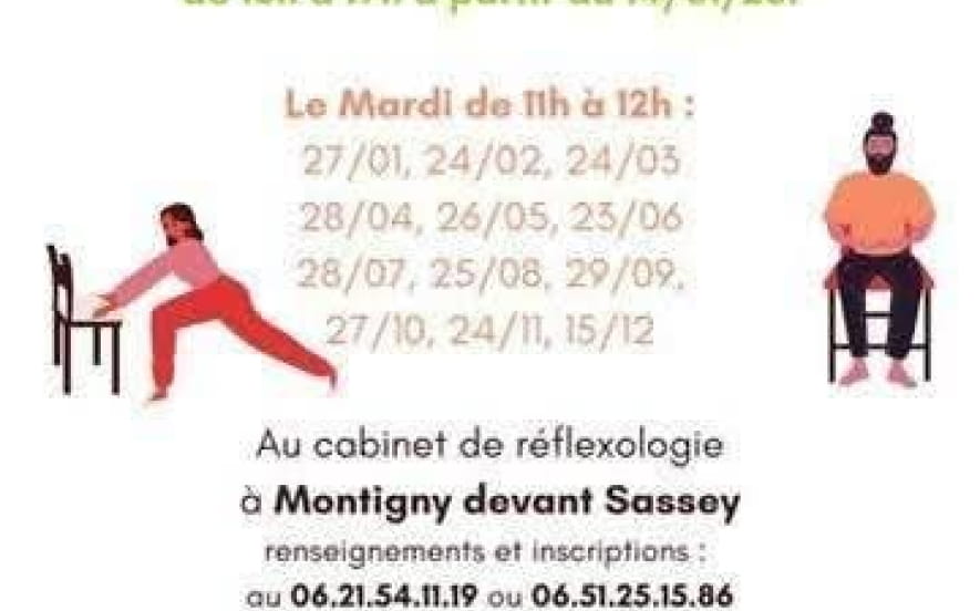 Yoga sur chaise