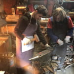 Atelier - Cigogneau en fer forgé