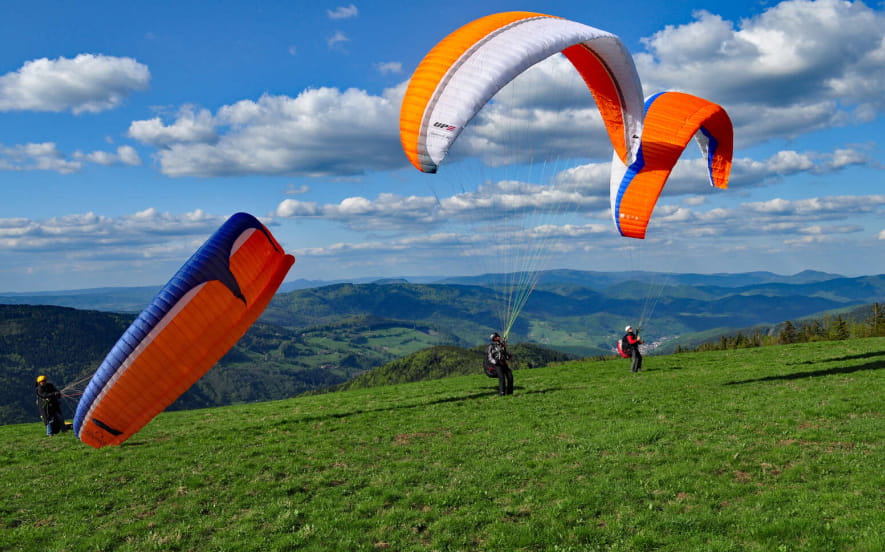 Aire de décollage de parapente