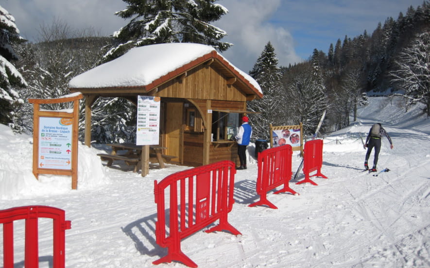 Piste piétons raquettes des feignes sous vologne