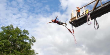 Saut à l'élastique à La Bresse - Bol d'air