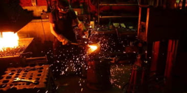 Atelier - Cigogneau en fer forgé