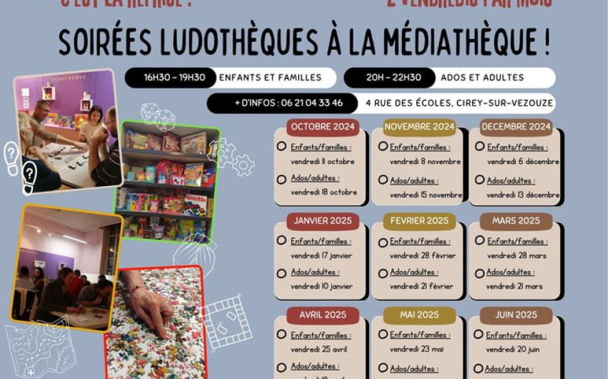 Soirée ludothèque