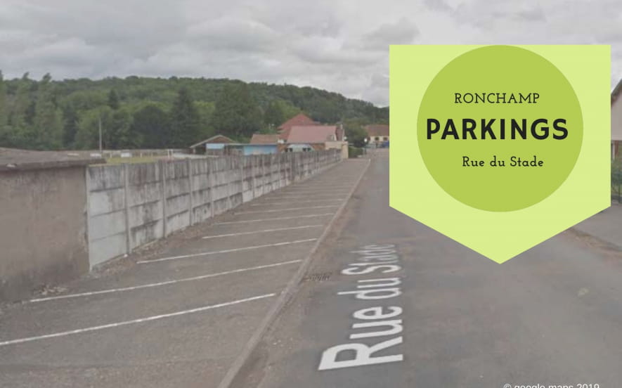 Parkings rue du stade