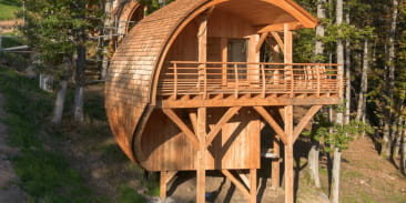 Les cabanes du domaine de Haslach