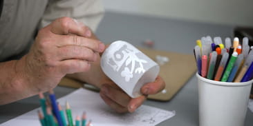 Atelier d'automne du mercredi - Peinture sur verre