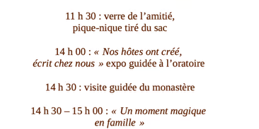 Journée d'amitié à La Chapelle : 2011-2026 DE L’UTOPIE CRÉATRICE AU DÉFI SPIRITUEL