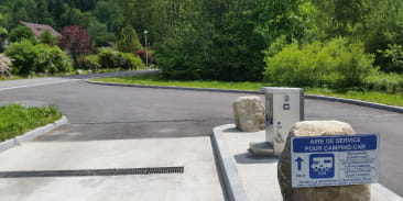 Aire de service pour camping-cars du Domaine du Haut des Bluches