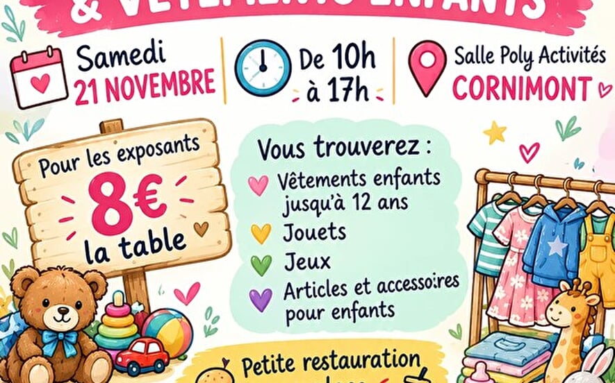 Bourse aux jouets et articles de puériculture