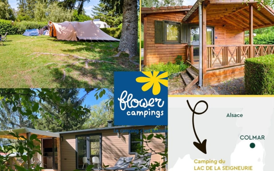 Flowercamping du lac de la seigneurie