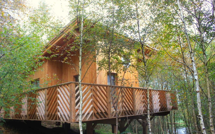 Domaine de ribeaugoutte - cabane le marais - 4 personnes