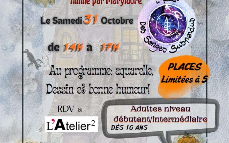 Atelier Illustration d'halloween