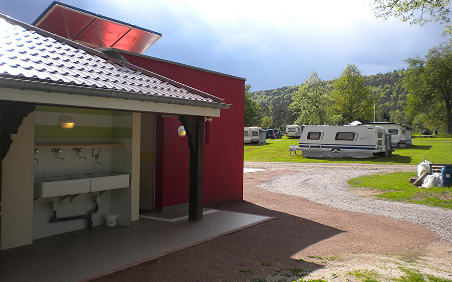 Aire de service camping-cars du camping la Bremendell