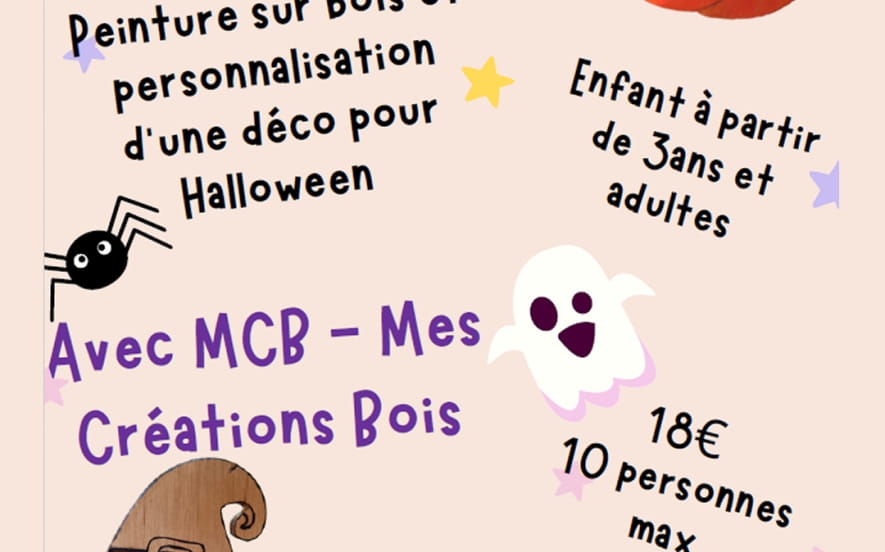 Atelier Enfants Déco de Halloween