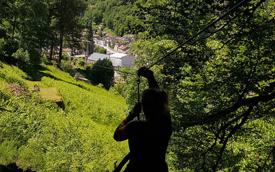 Parcours Accro'branches aux Jardins en Terrasses
