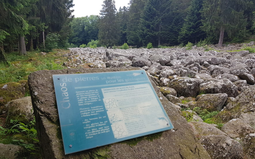 Champ de roches