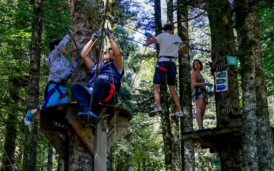 Parc aventure au Ballon d'Alsace