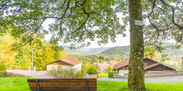 Le point de vue sur le Hohneck depuis Le Tholy