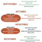 Ateliers familiaux du réseau parentalité - bricolage de noël