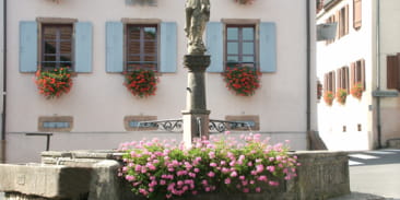 Fontaine de la Vierge à Osenbach