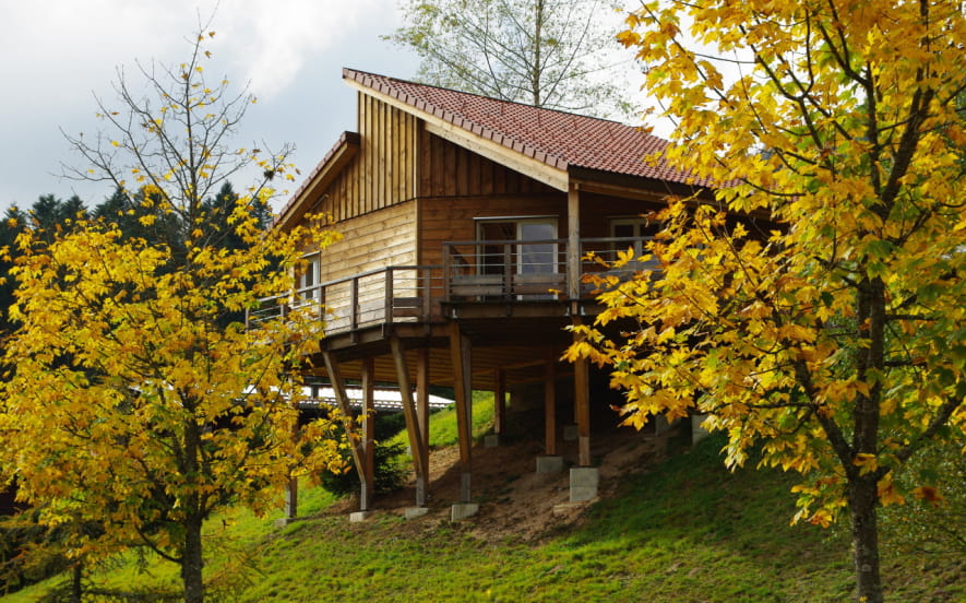 Chalets - camping de belle hutte