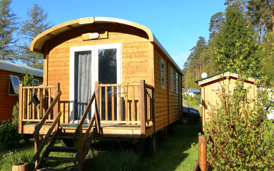 Roulottes du camping du Muhlenbach