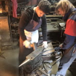 Atelier - Cigogneau en fer forgé