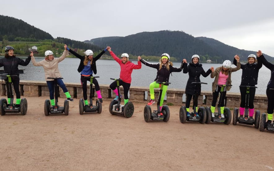 Gyropode-segway avec Gyrovosges