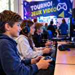 Tournoi de jeux vidéos sur Switch