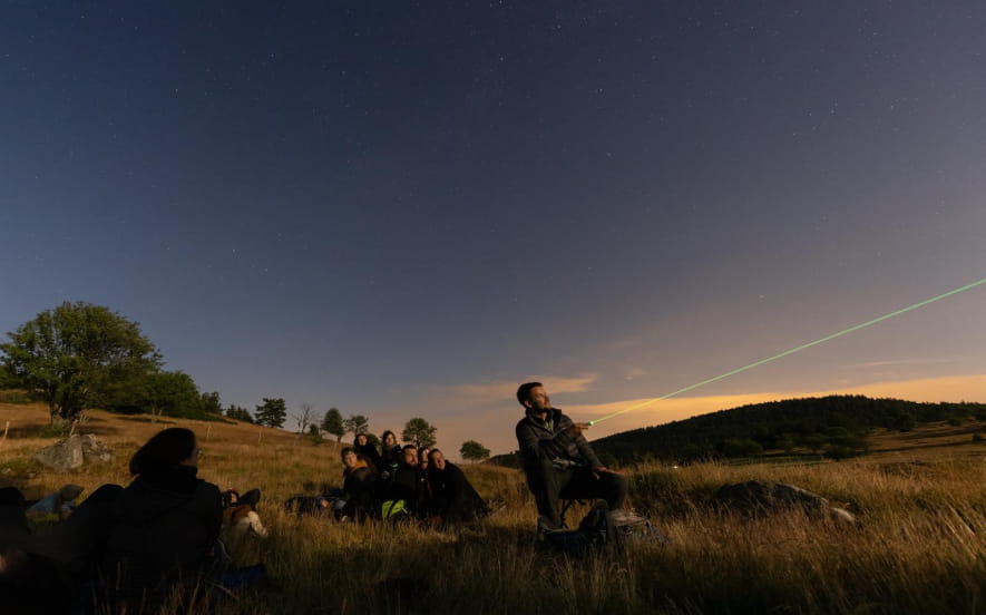 Randonnée nocturne sous les constellations